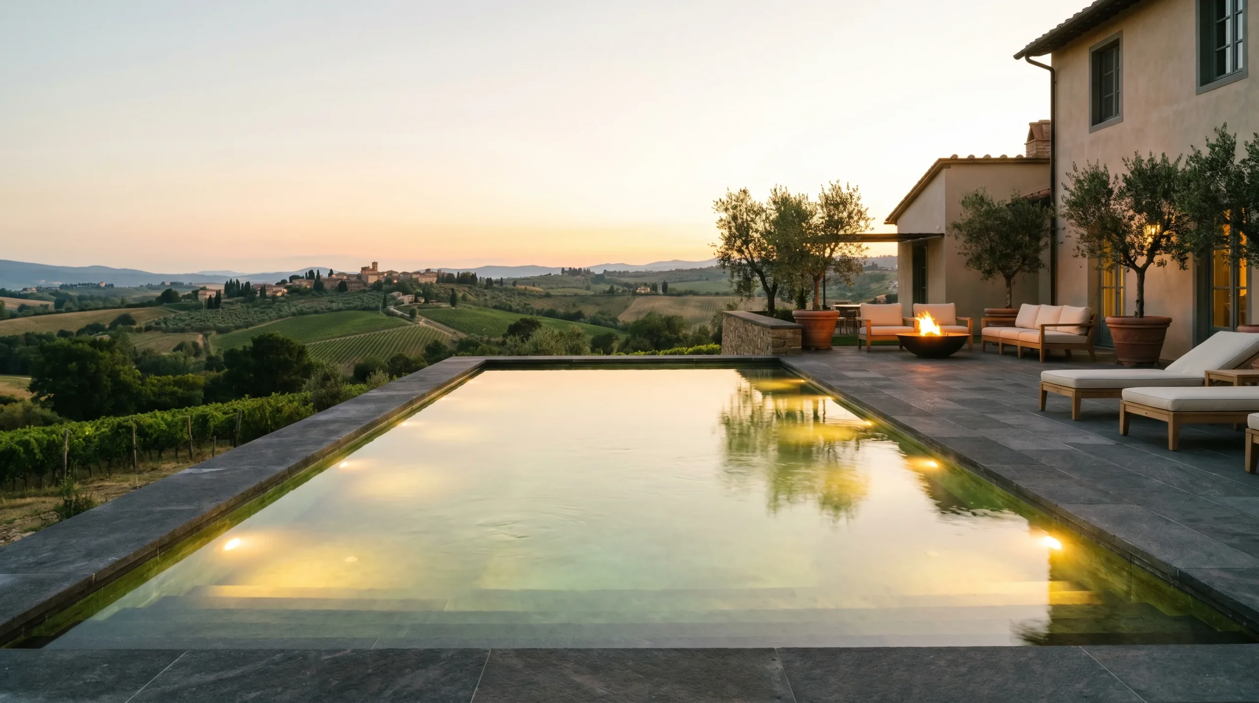 Piscine et terrasse