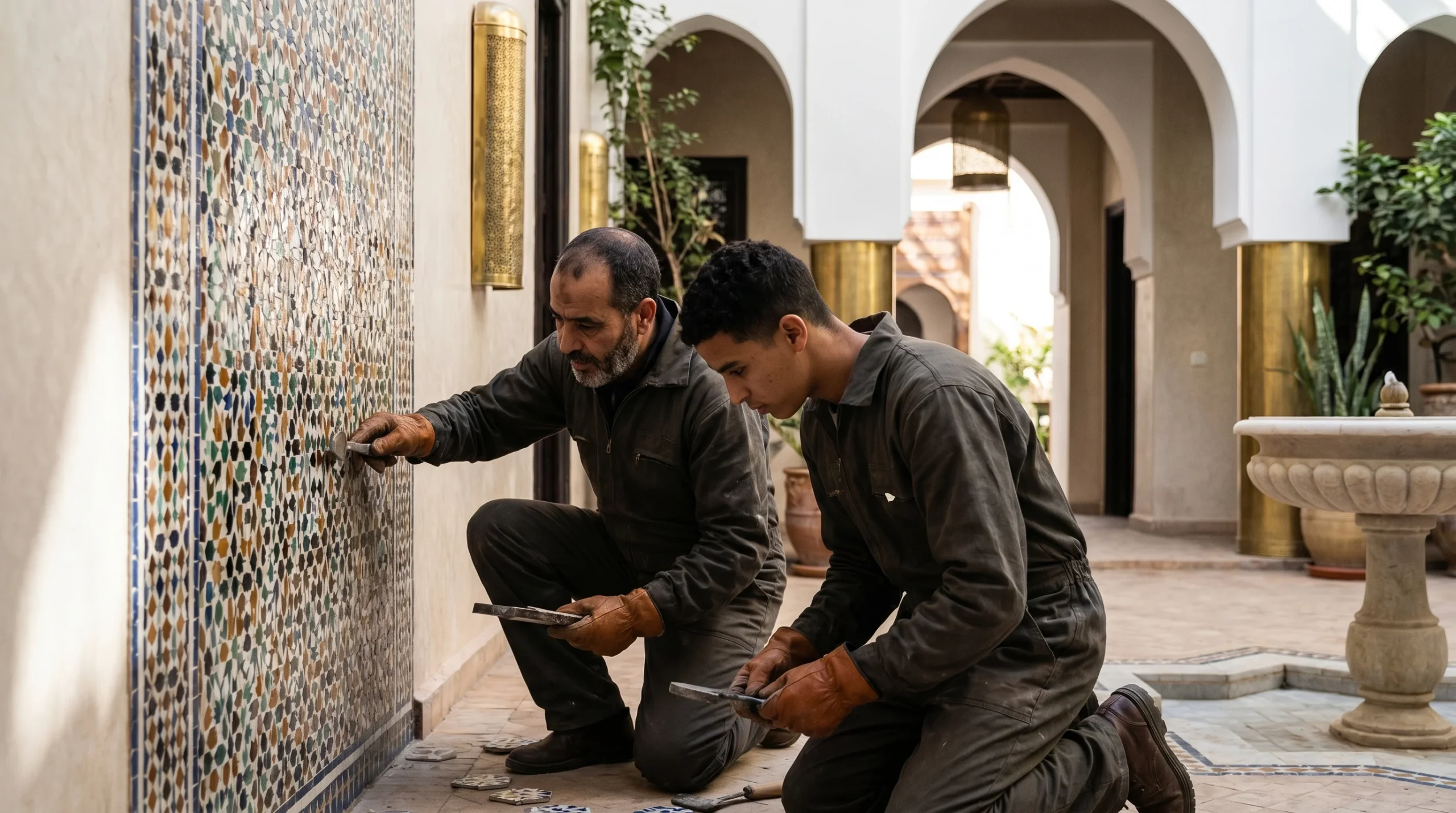Artisans au travail